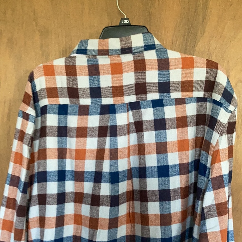 Relist 2/5 ❌Croft & barrow classic fit the extra soft flannel plaid shirt XXL - Picture 15 of 16